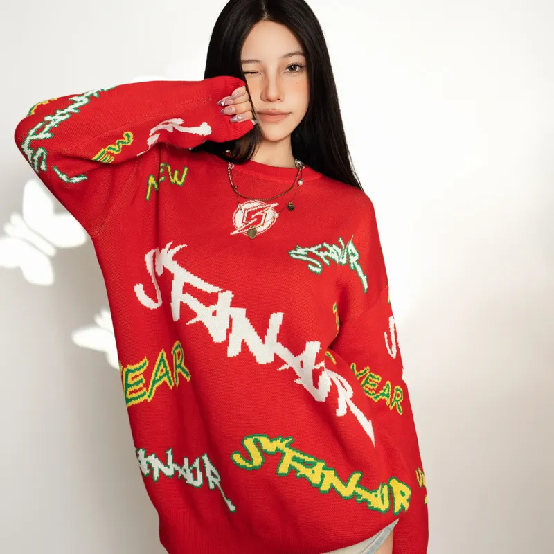 STANAIR Sweaters Unisex Red-4