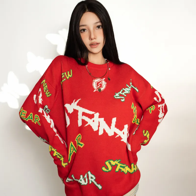 STANAIR Sweaters Unisex Red-5
