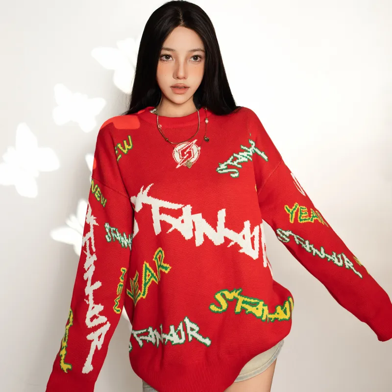 STANAIR Sweaters Unisex Red-2