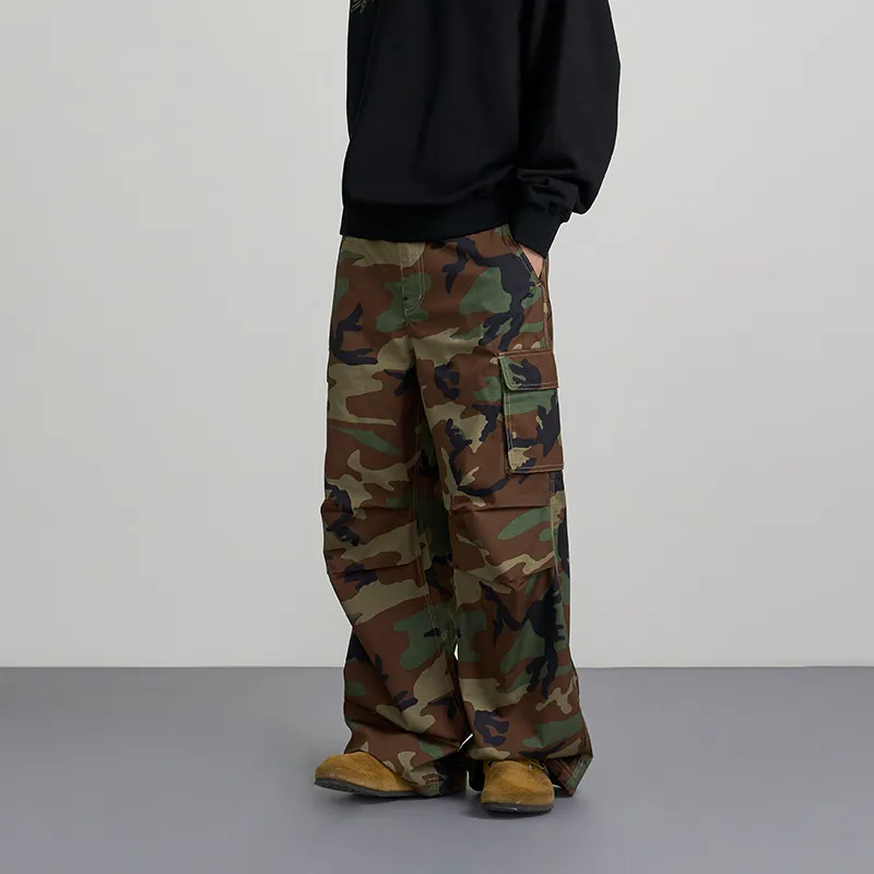 OCCUPY Cargo Pants Unisex Camouflage-4