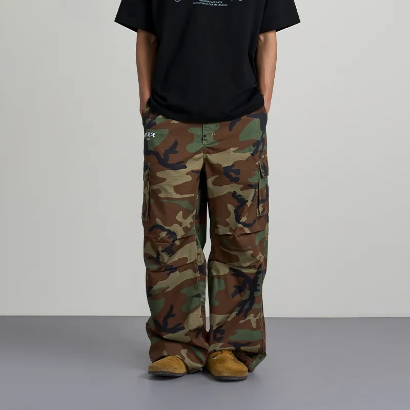 OCCUPY Cargo Pants Unisex Camouflage-2