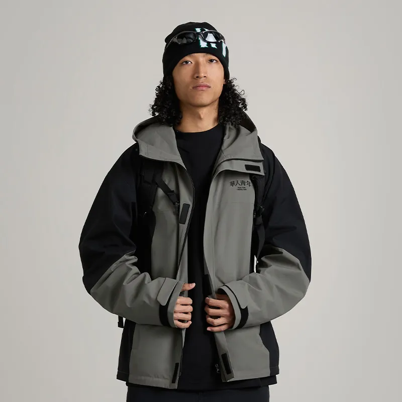 OCCUPY Basic Logo Series Jacket Unisex Dark Gray-2