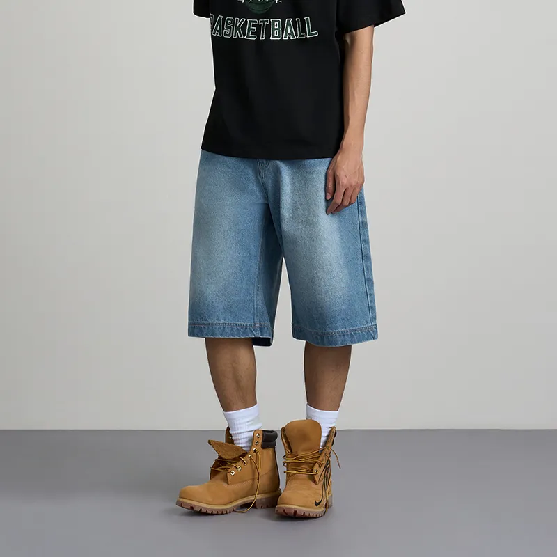 OCCUPY Denim Shorts Unisex-7