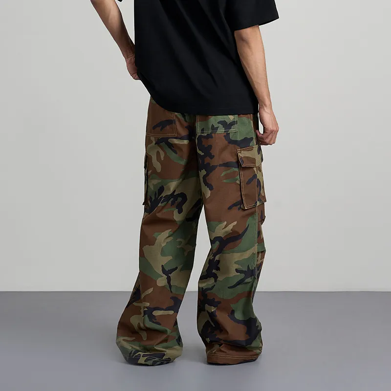 OCCUPY Cargo Pants Unisex Camouflage-5