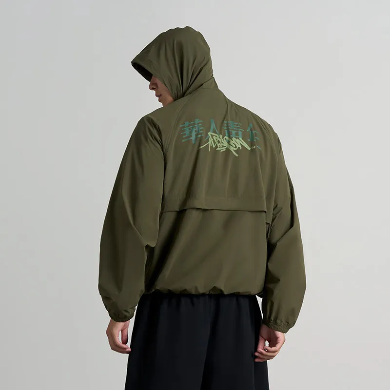 OCCUPY Basic Logo Series Jacket Unisex Army Green-2
