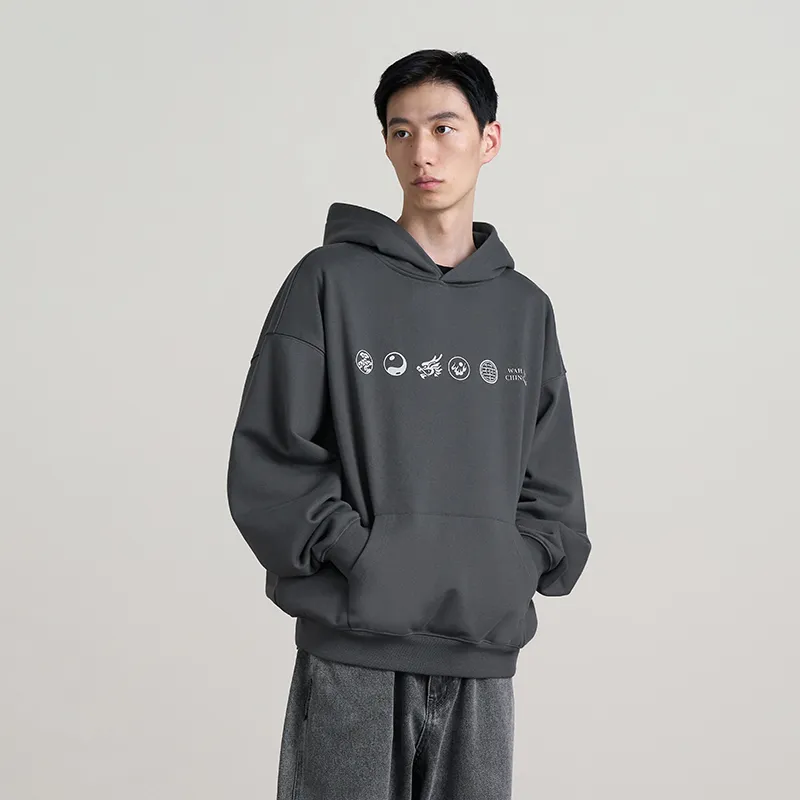 OCCUPY Sweatshirt Unisex Gray Blue-2