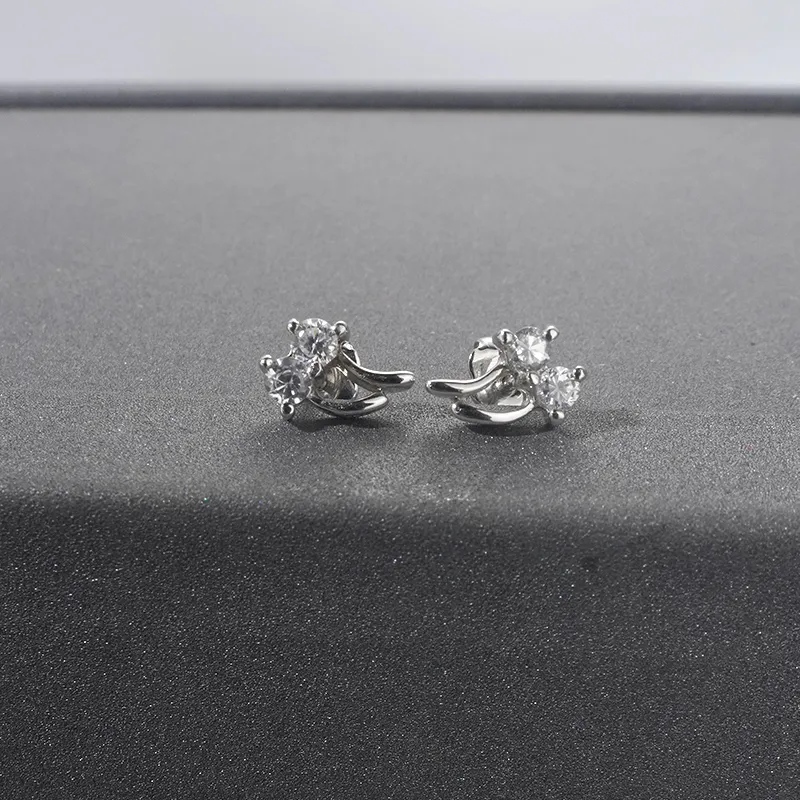 NAITANG S925 Silver Stud Earrings Unisex-2