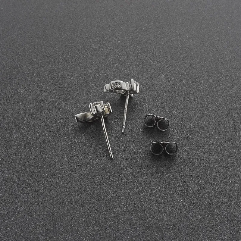 NAITANG S925 Silver Stud Earrings Unisex-4