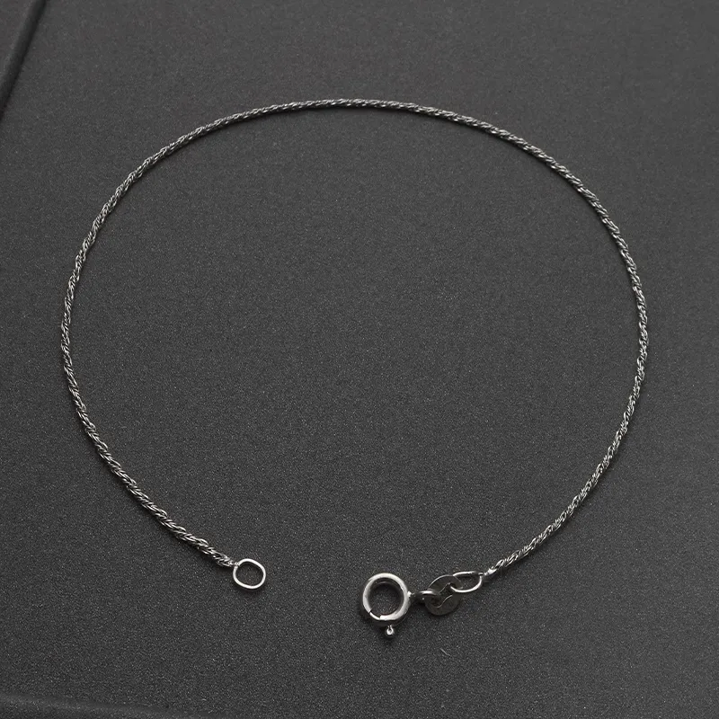 NAITANG S925 Silver Anklets Unisex-1