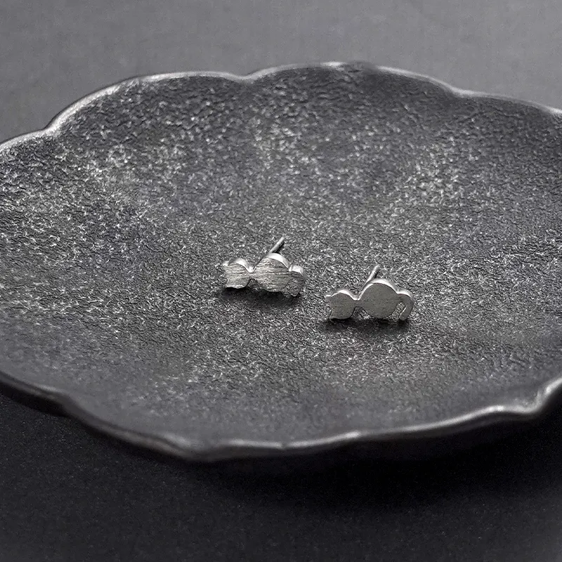 NAITANG S925 Silver Stud Earrings Unisex-4