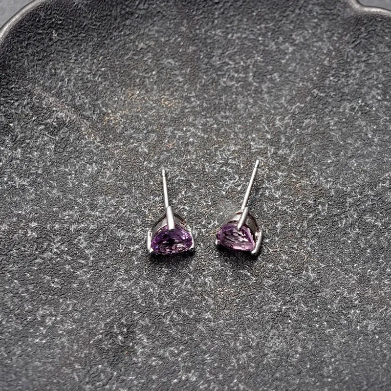 NAITANG S925 Silver Stud Earrings Unisex-4