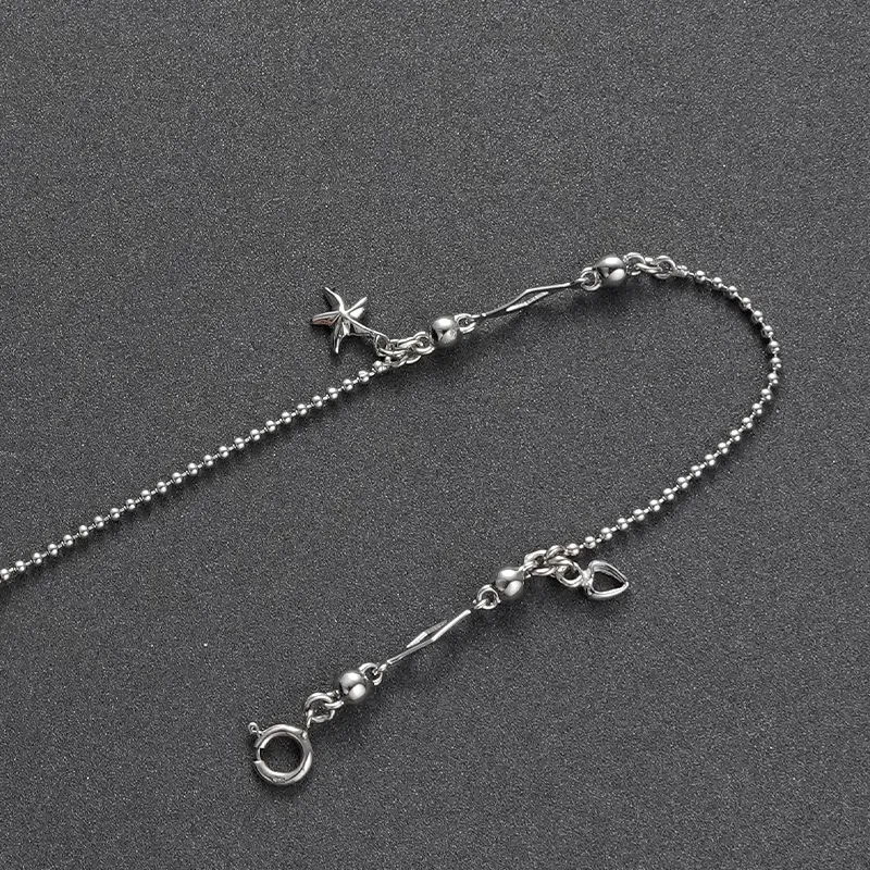 NAITANG S925 Silver Anklets Unisex-1