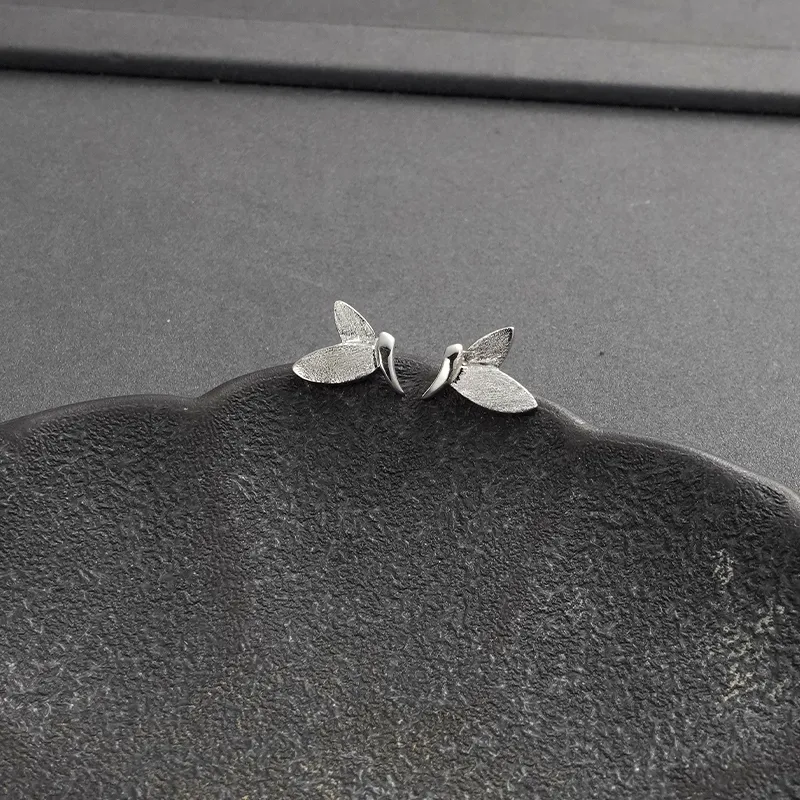 NAITANG S925 Silver Stud Earrings Unisex-3