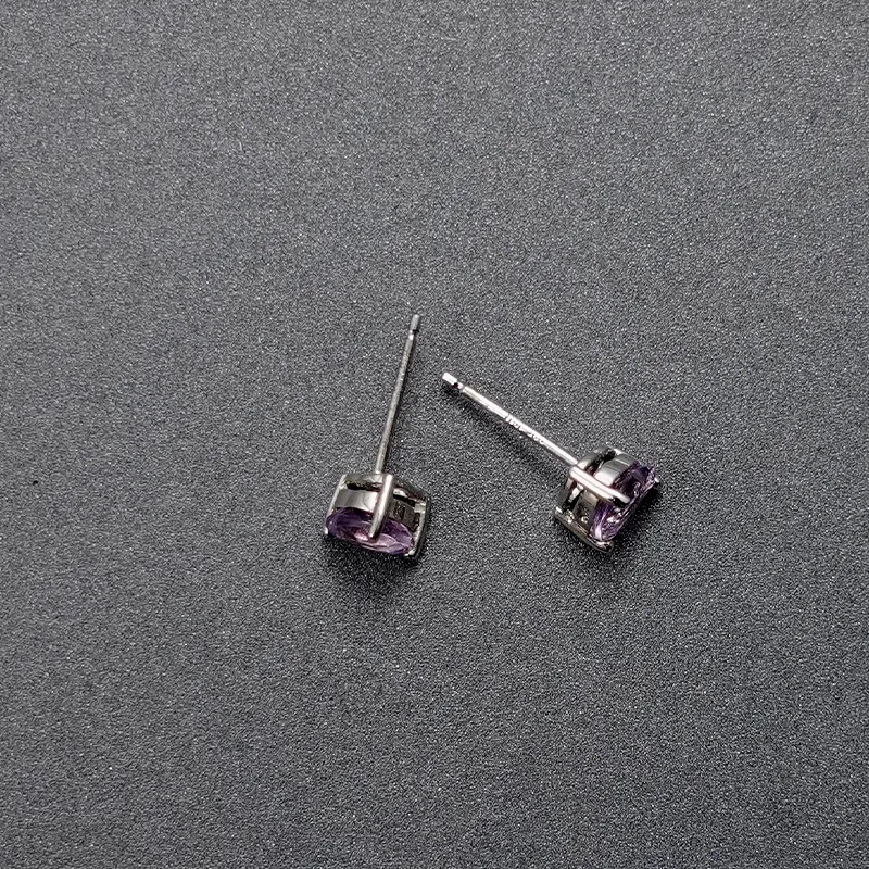 NAITANG S925 Silver Stud Earrings Unisex-2