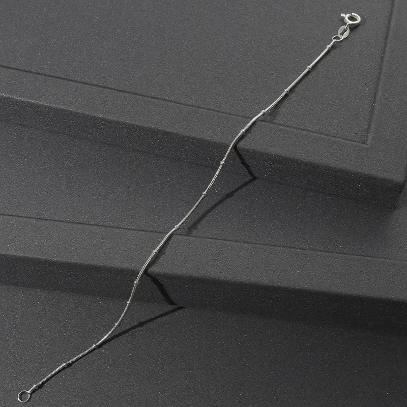 NAITANG S925 Silver Anklets Unisex-4