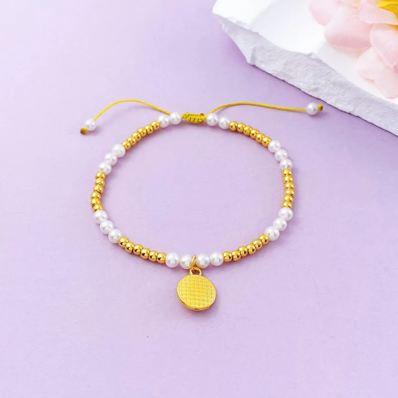 NAITANG Yellow Jambhala 5D Hard Gold Fortune Bead With Adjustable Design Solid Gold Fixed Price Gold Bracelet Unisex-4
