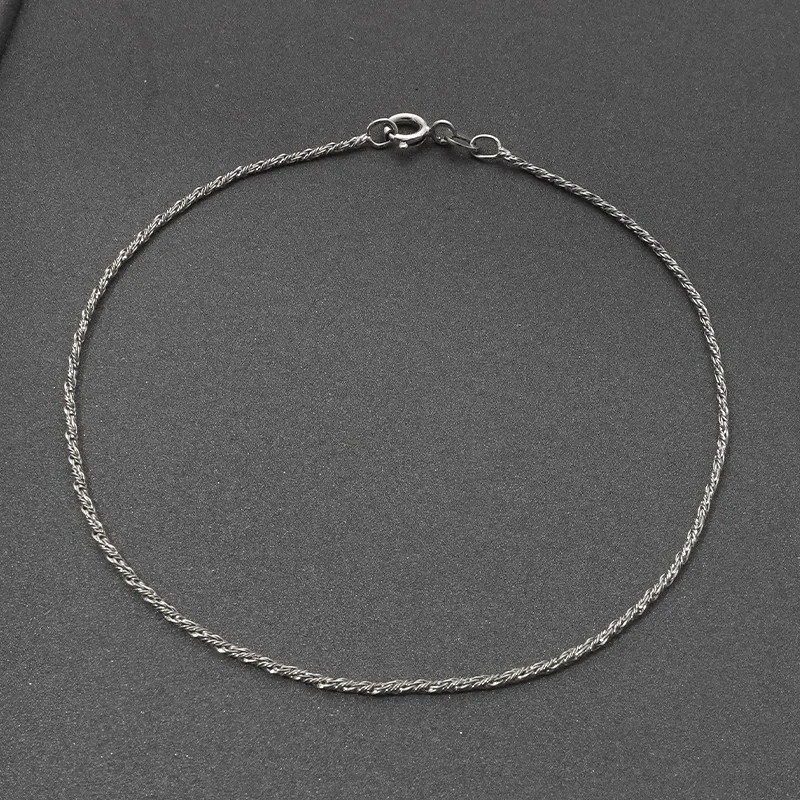 NAITANG S925 Silver Anklets Unisex-2