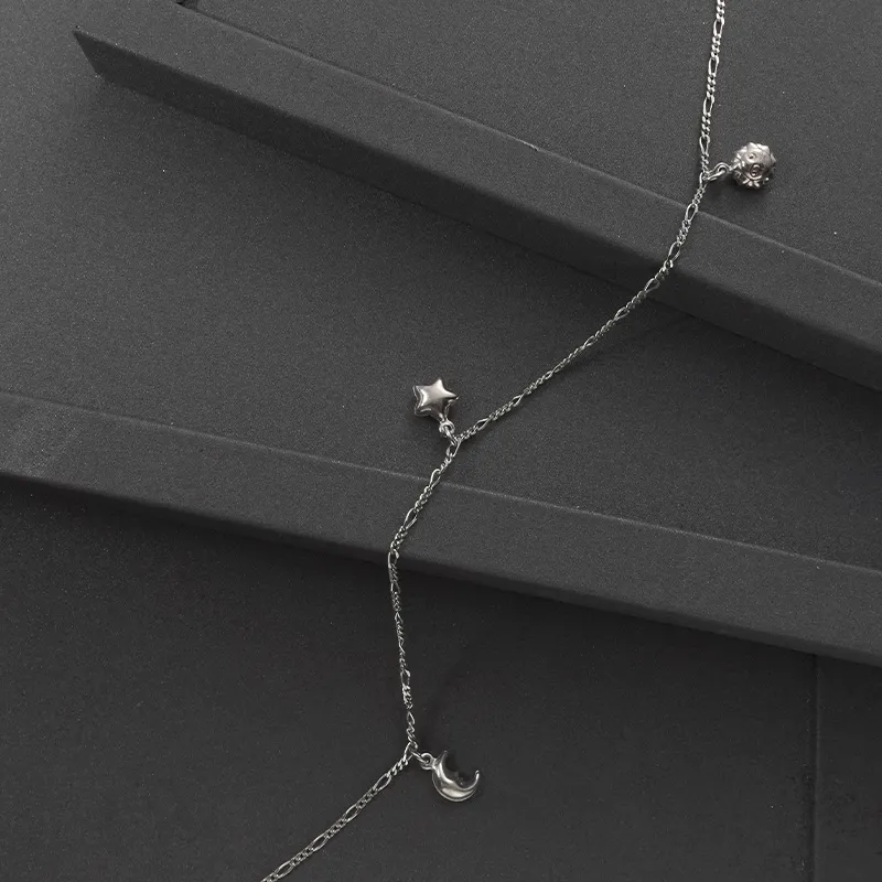 NAITANG S925 Silver Anklets Unisex-4