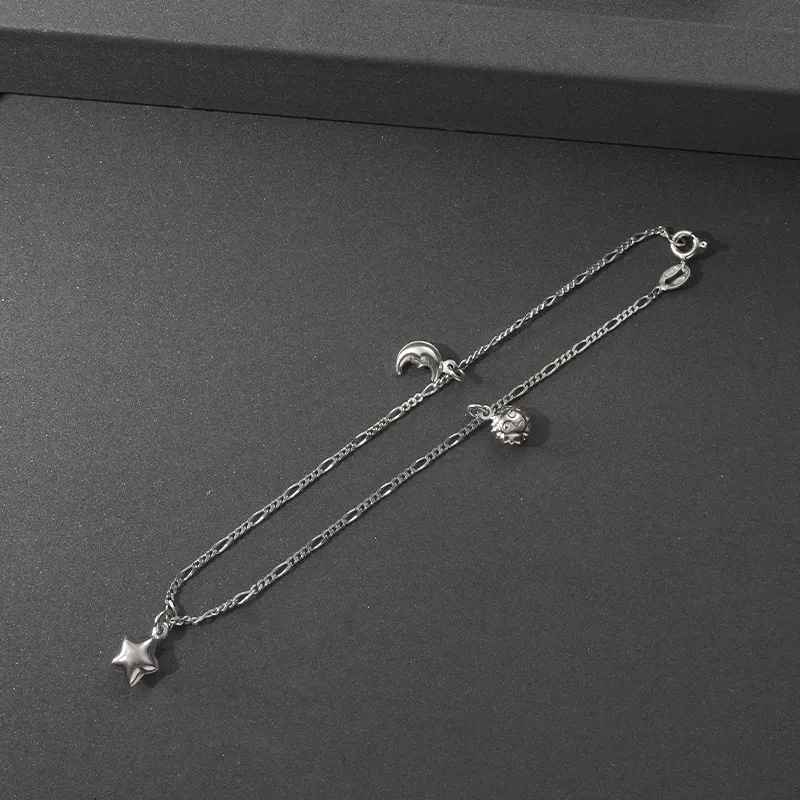 NAITANG S925 Silver Anklets Unisex-2