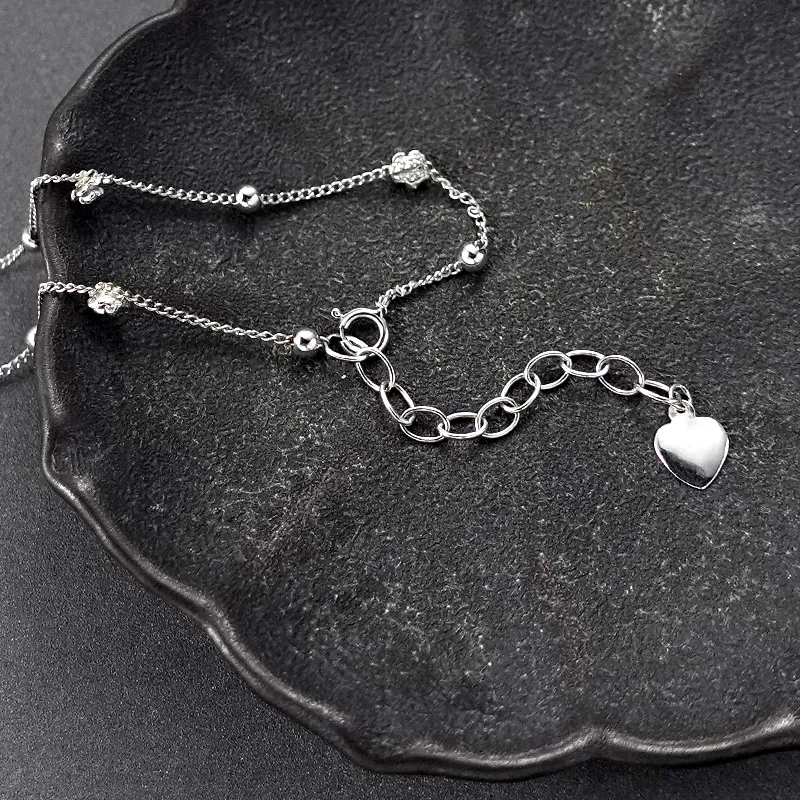 NAITANG S925 Silver Anklets Unisex-4