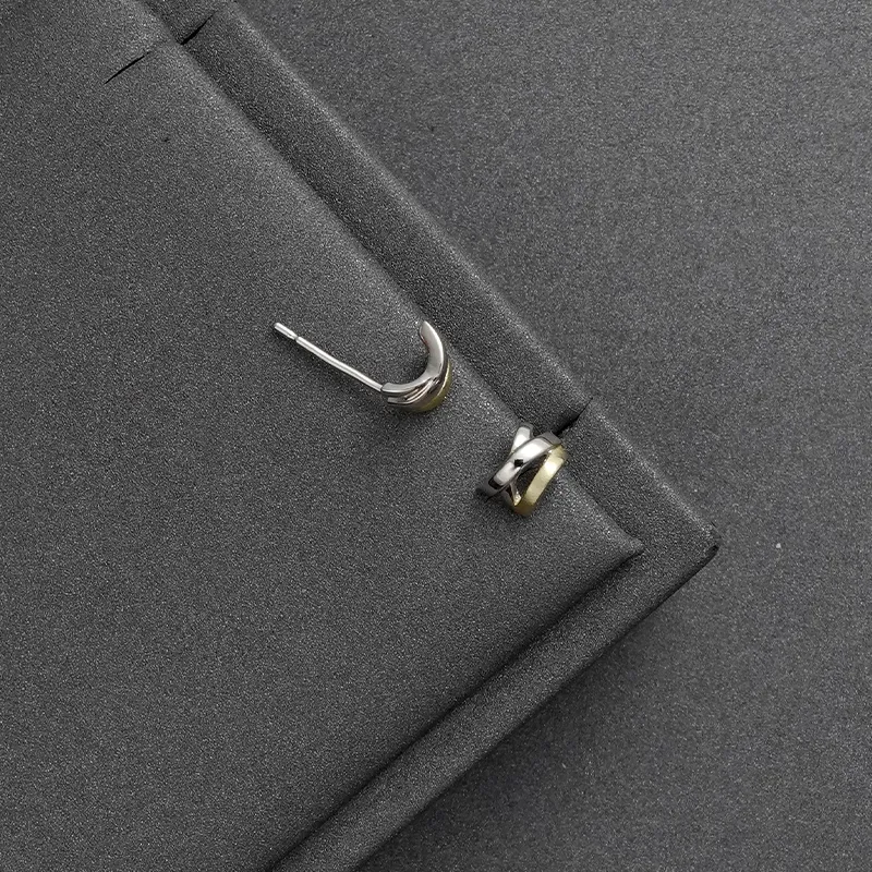 NAITANG S925 Silver Stud Earrings Unisex-4
