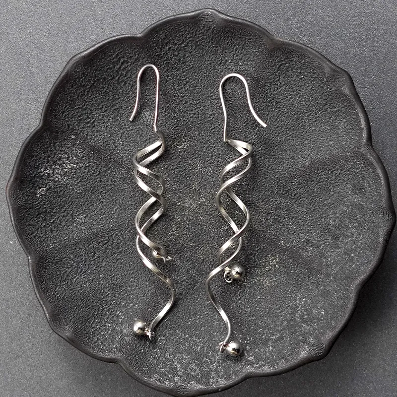 NAITANG S925 Silver Earrings Unisex-3