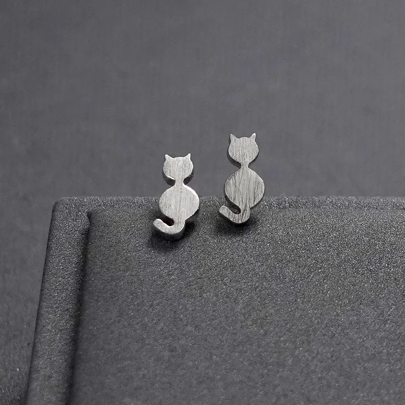 NAITANG S925 Silver Stud Earrings Unisex-1