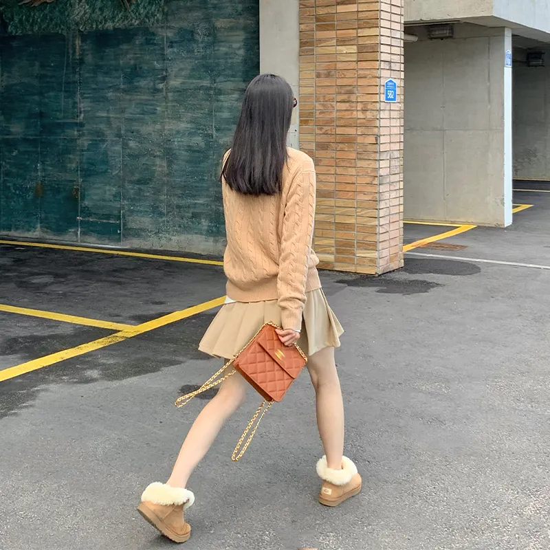 ZHOUMIAO Casual Short Skirts Women's-4
