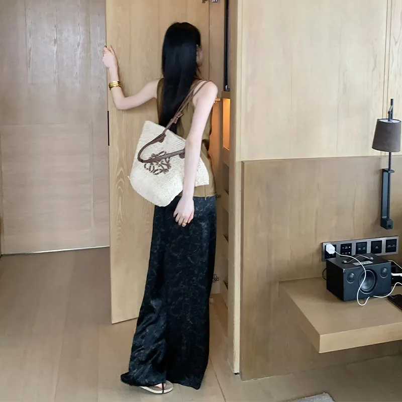 ZHOUMIAO Casual Pants Women's Black-2