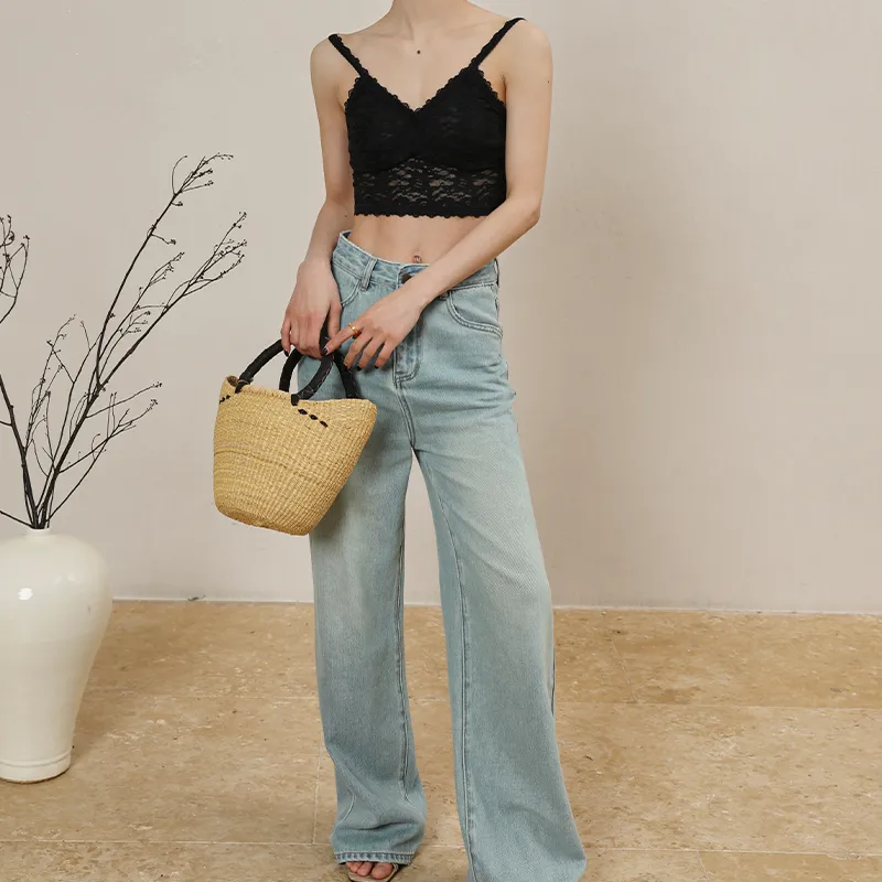 Luqingyi Jeans Women's Light Blue-3
