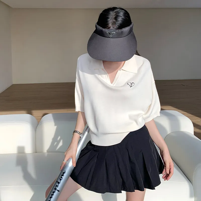 ZHOUMIAO Polo Shirts Women's-2