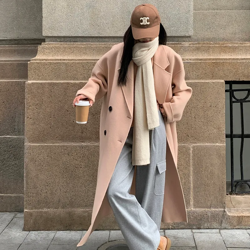 ZHOUMIAO Trench Coats Women's-9