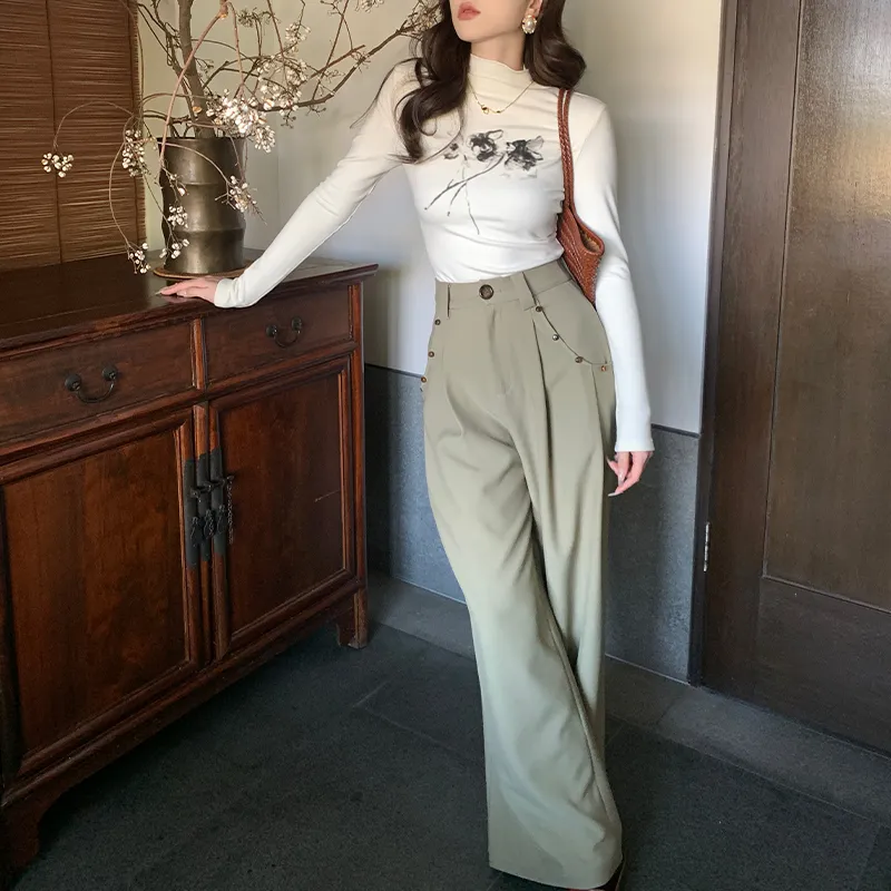 Luqingyi Casual Pants Women's-2