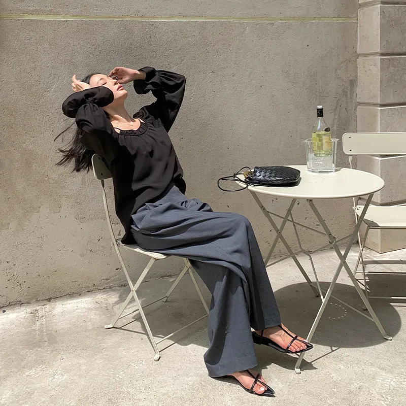 ZHOUMIAO Casual Pants Women's-13
