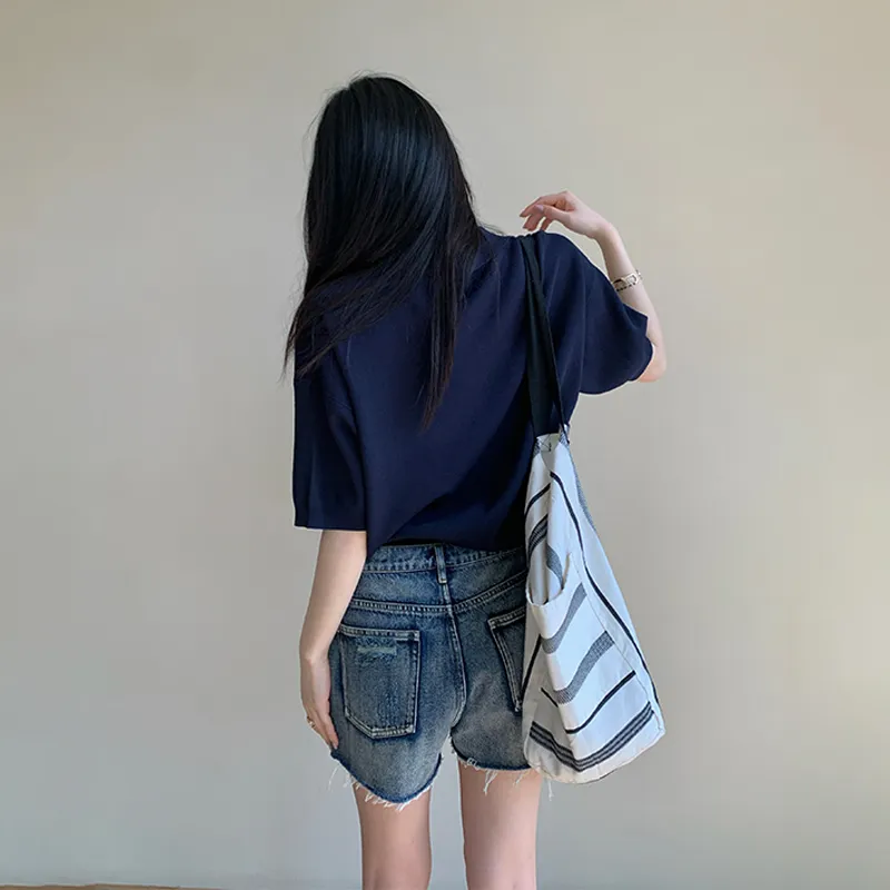 ZHOUMIAO Polo Shirts Women's-8