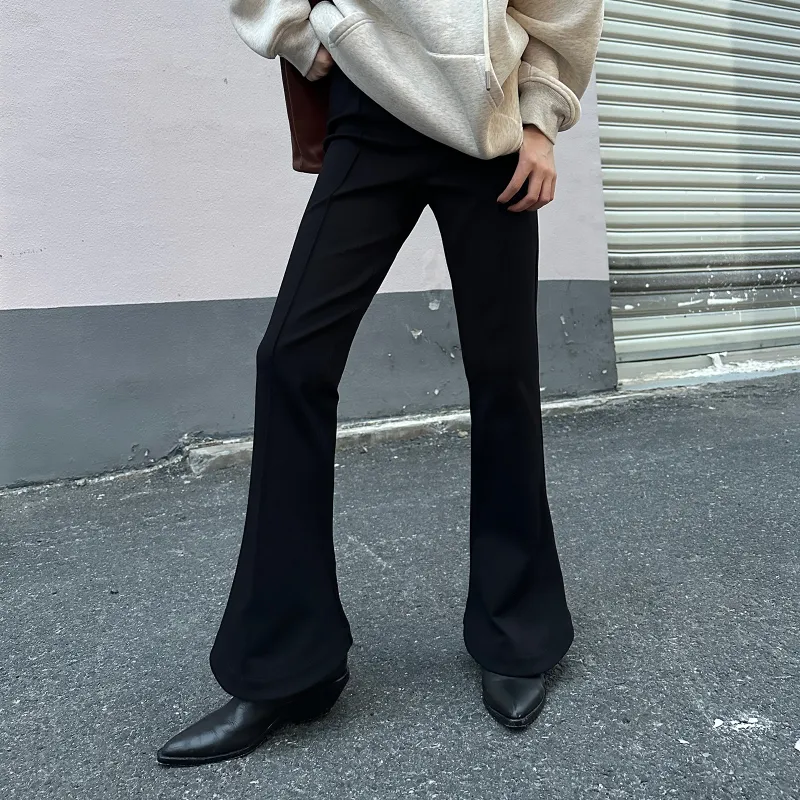 Luqingyi Casual Pants Women's Black-2
