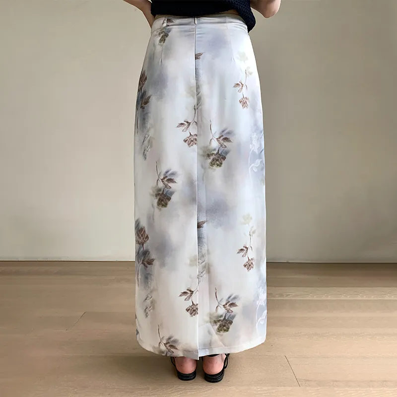 ZHOUMIAO Casual Long Skirts Women's-6