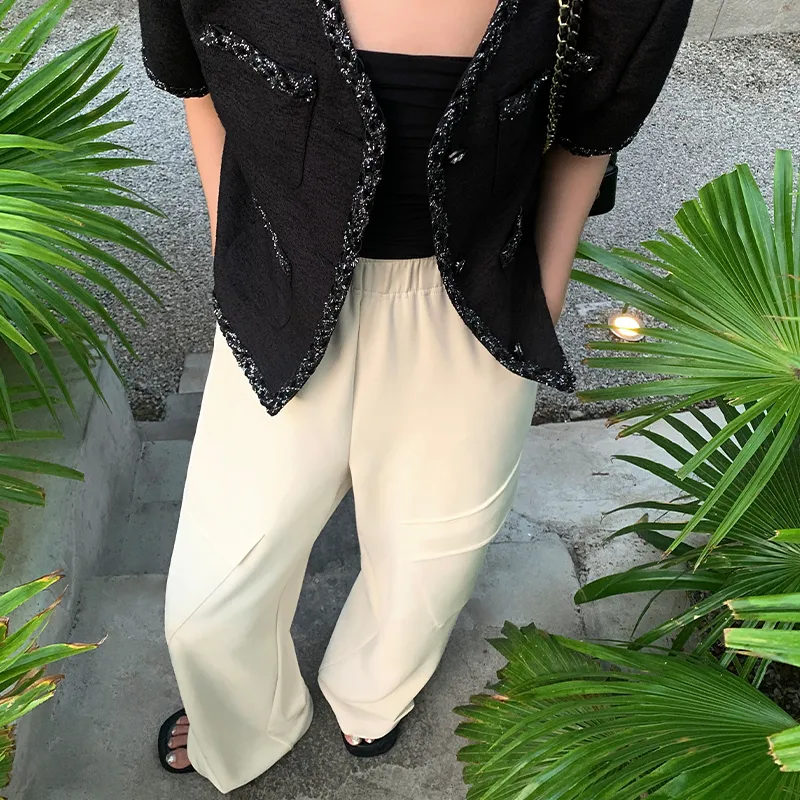 ZHOUMIAO Casual Pants Women's-3