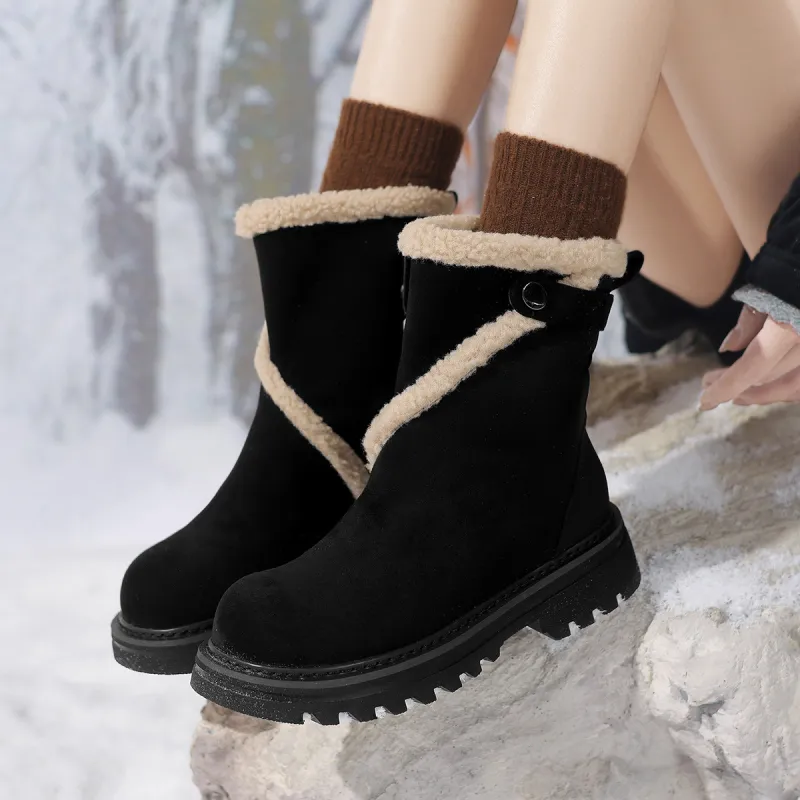 CAMEIDO Thermal Short Snow Boots Women's-8