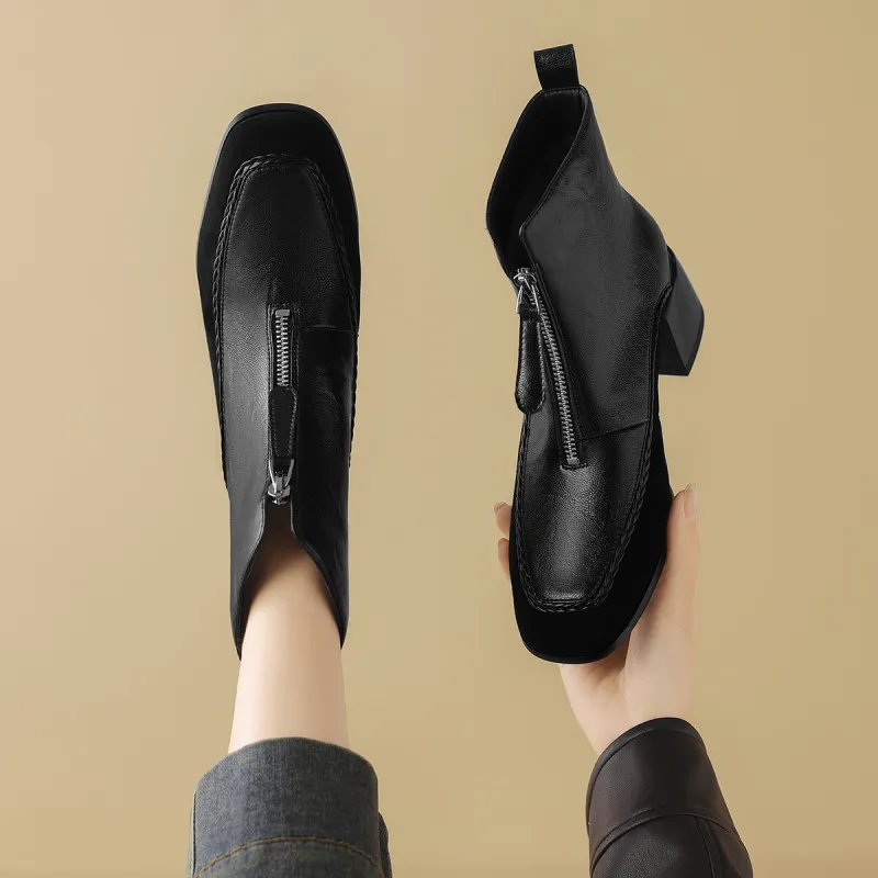 CAMEIDO Ankle Boots 5.5cm Women's Black-2