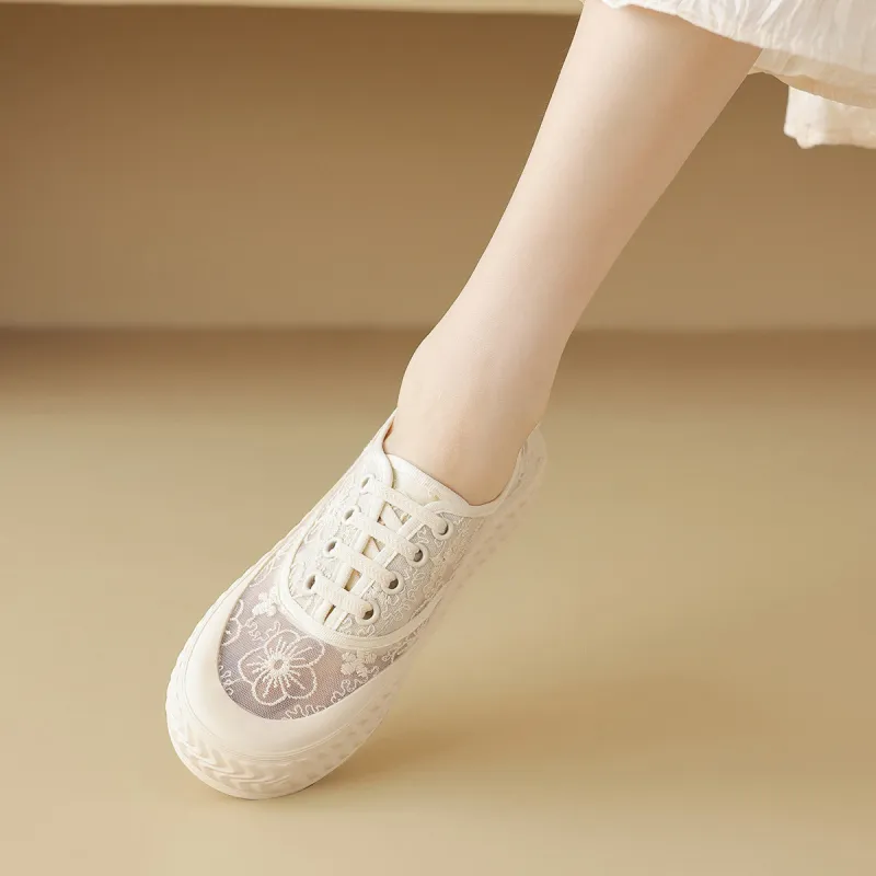 CAMEIDO Casual Single Shoes 3.5cm Women's Beige-8