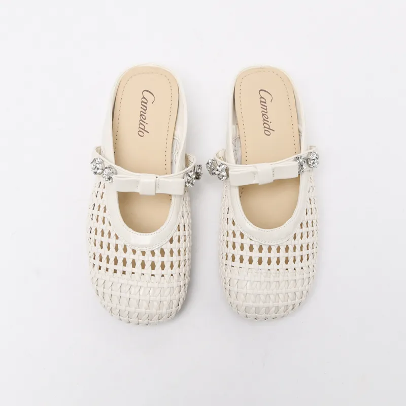 CAMEIDO Rubber Sole Slip Resistant Closed Toe Slippers Women's-2