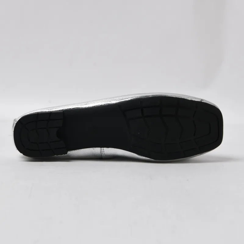CAMEIDO Casual Single Shoes 1.5cm Women's Silver-4