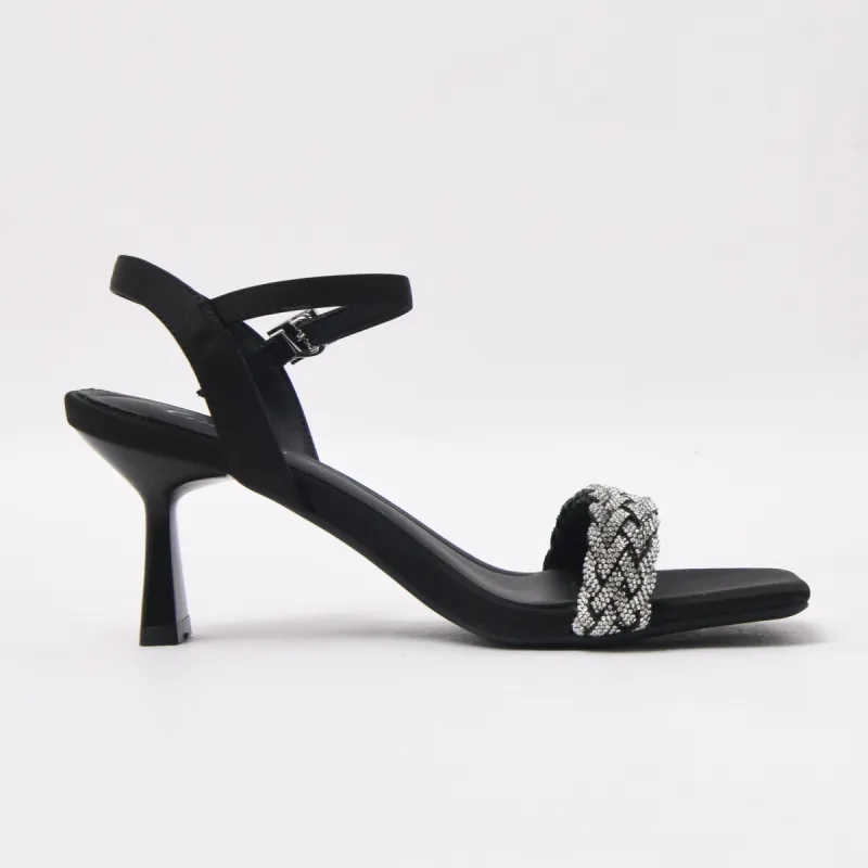 CAMEIDO One Strap Sandals Women's Black-1