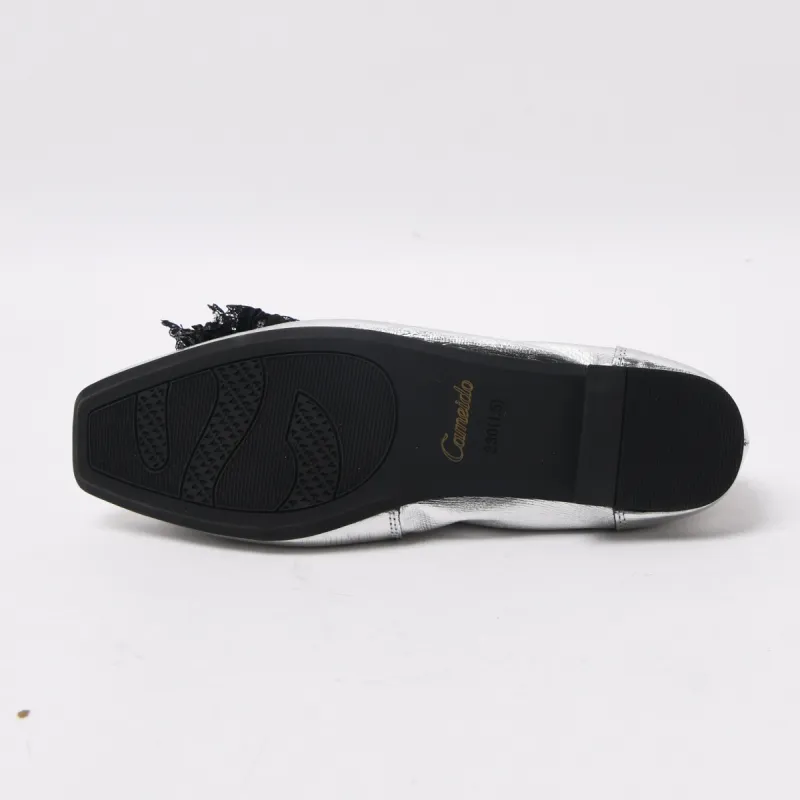 CAMEIDO Casual Single Shoes Women's Silver-4