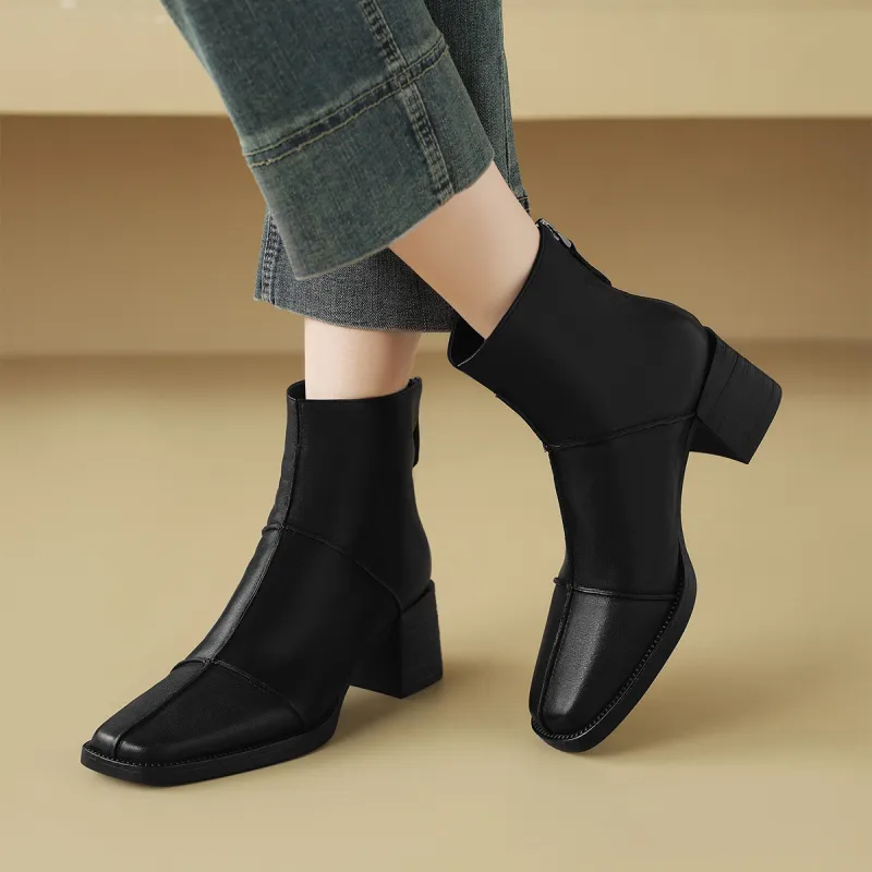 CAMEIDO Ankle Boots Women's Black-3