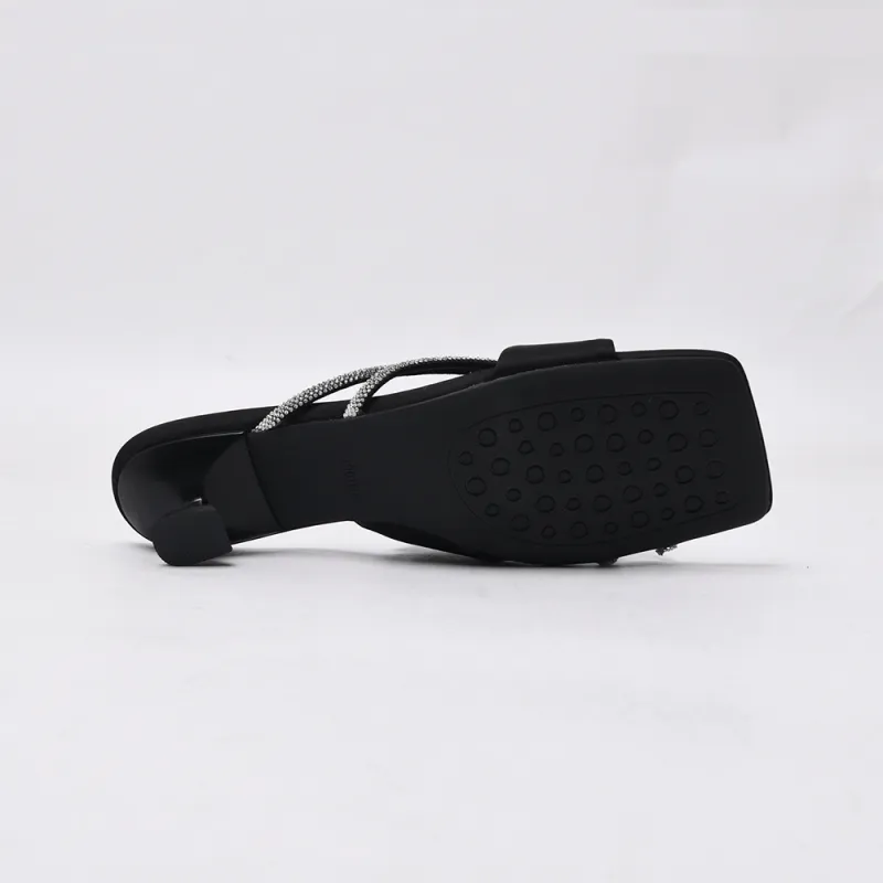 CAMEIDO Slip Resistant Slide Slippers Women's Black-4