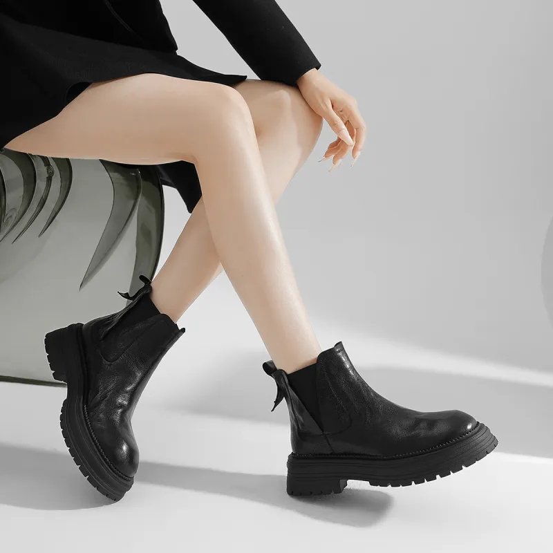 CAMEIDO Short Chelsea Boots Women's-2
