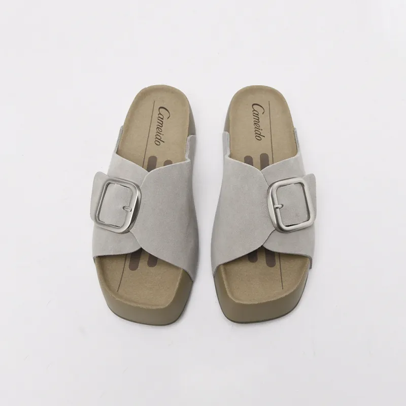 CAMEIDO Rubber Sole Slip Resistant Slide Slippers Women's-7