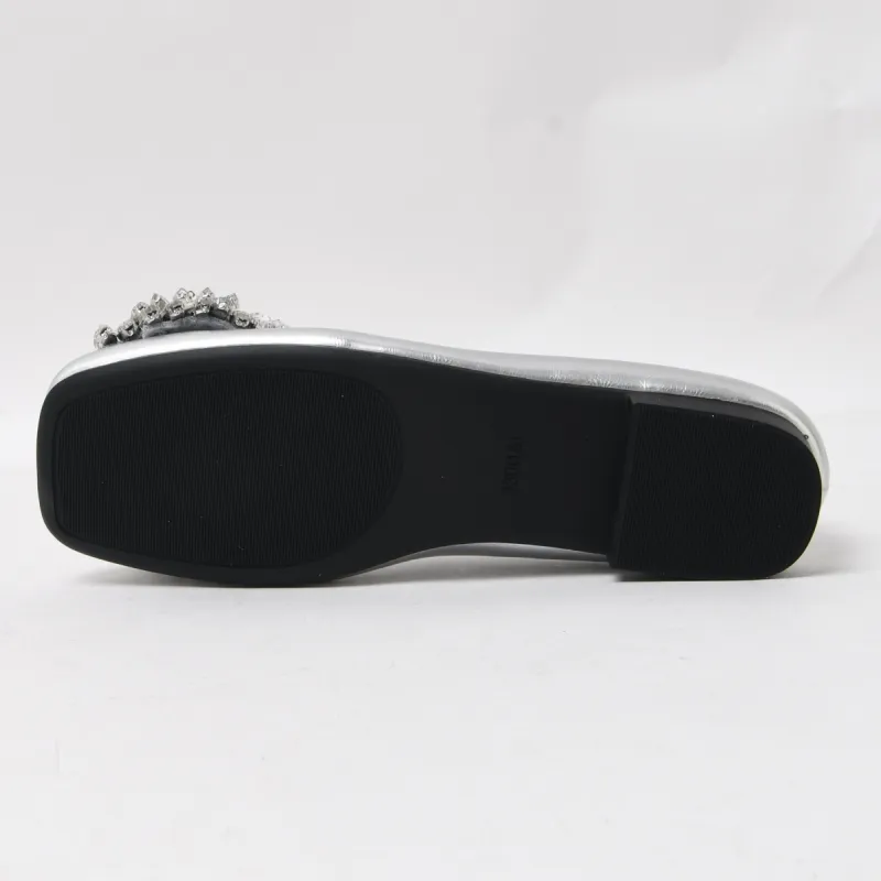 CAMEIDO Casual Single Shoes Women's Silver-3